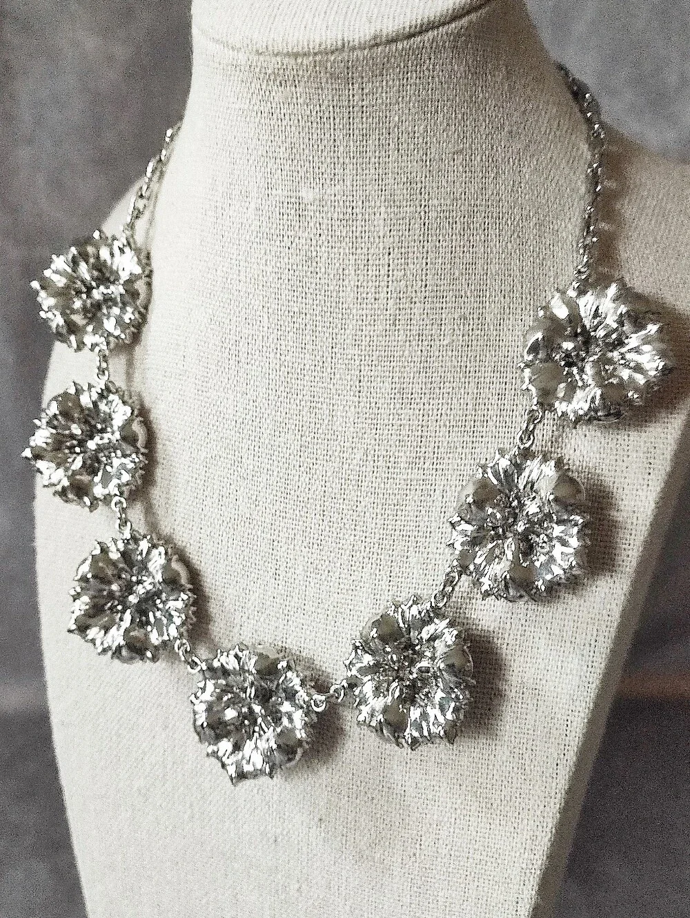 Crystal Raspberry Ruby Spectacular Formal Statement Necklace 200 Crystals NWOT